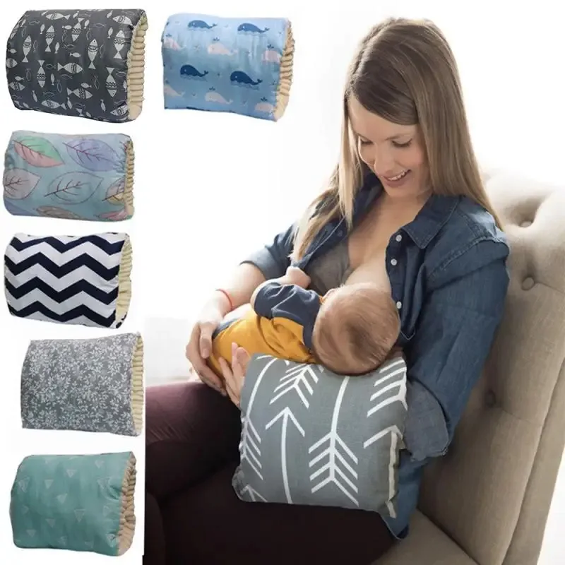 Adjustable Baby Cotton Nursing Arm Pillow Breastfeeding Washable Infant