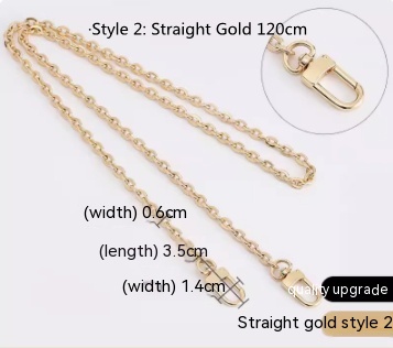 Style2 Straight Gold 120cm