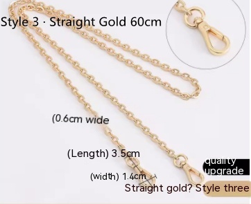 Style3 Straight Gold 60cm