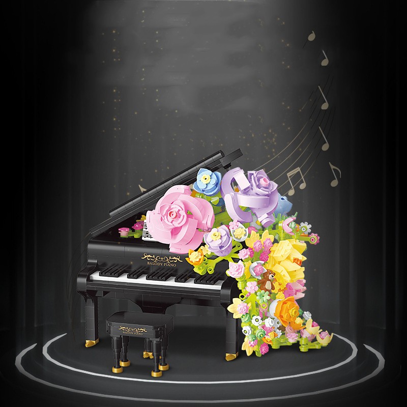 Preserved Fresh Flower Piano