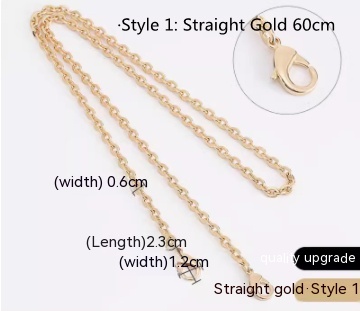 Style1 Straight Gold 60cm