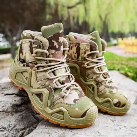 Mid-top High-top Military Fans Outdoor Training Hiking Shoes Combat