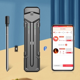 Wireless Meat Probe — Bluetooth, watch it from your phone