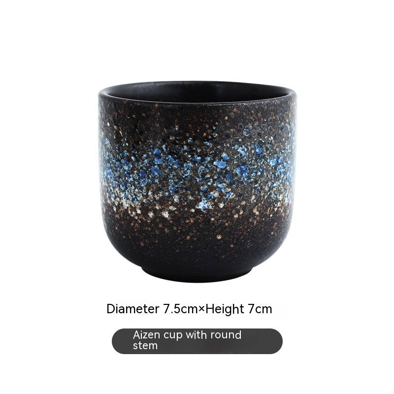 Blue Dyed Round Goblet