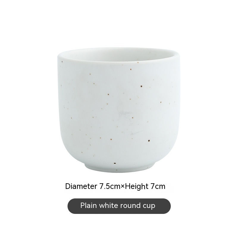 Plain White And Round Goblet