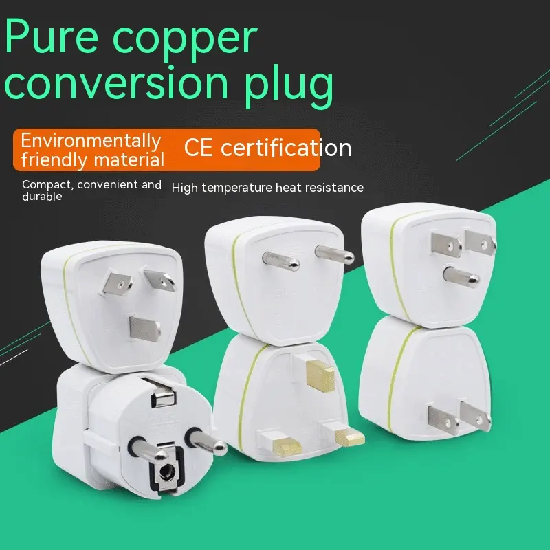 Pure Copper Global Travel British Standard European