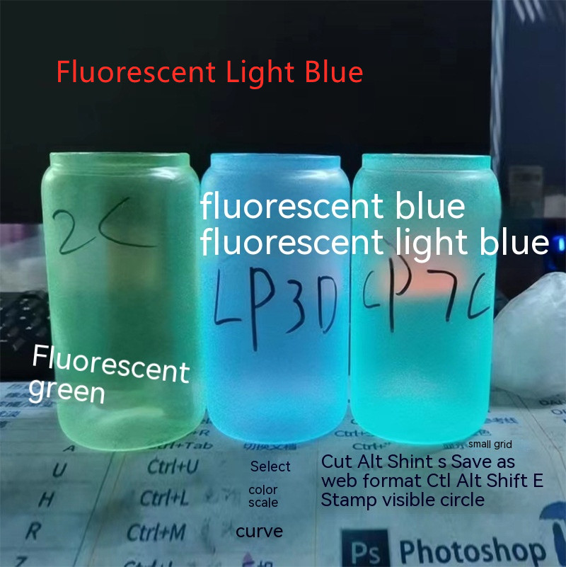 Fluorescent Light Blue