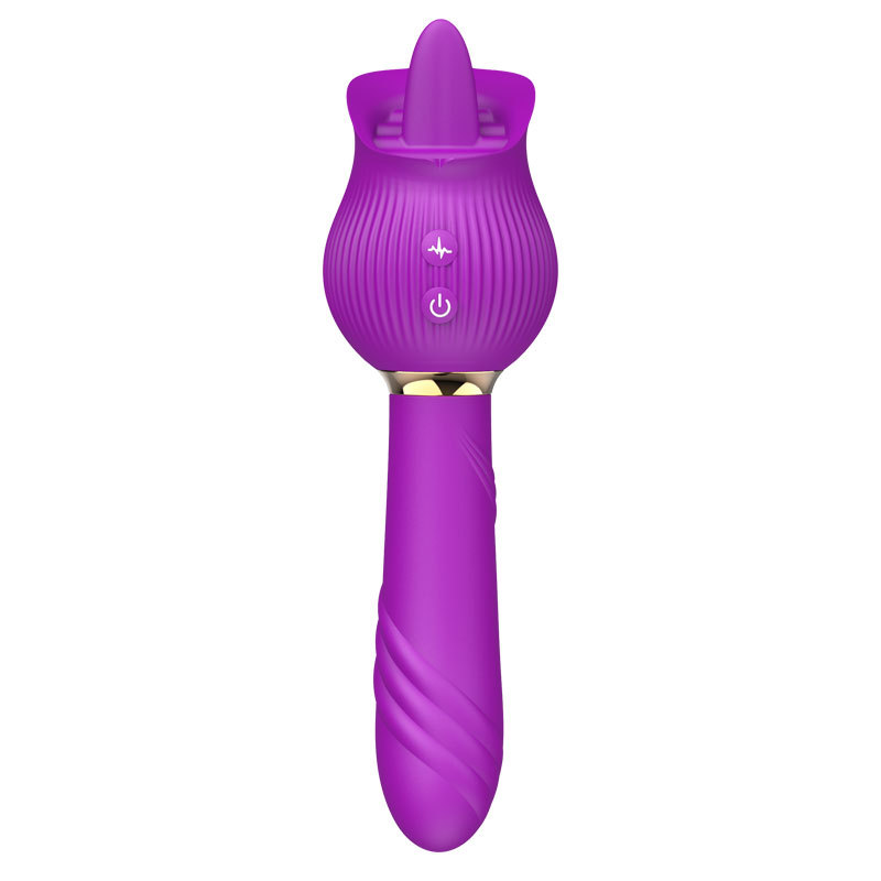 Rose Suction Telescopic Vibrator For Women's Use 12