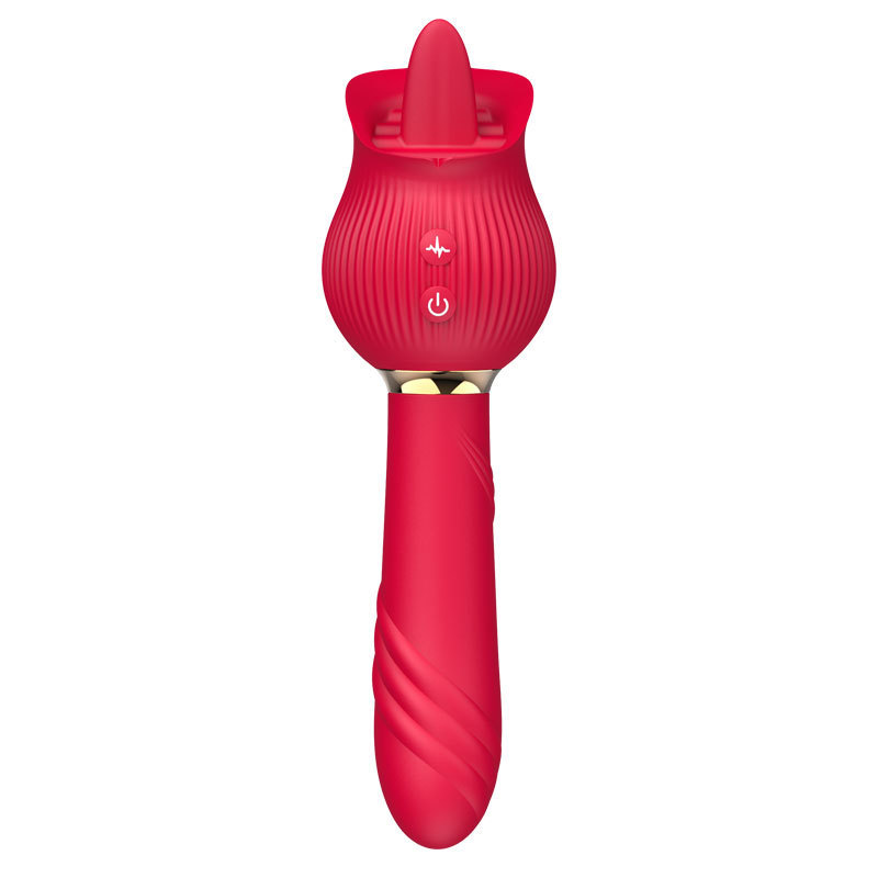 Rose Suction Telescopic Vibrator For Women's Use 10
