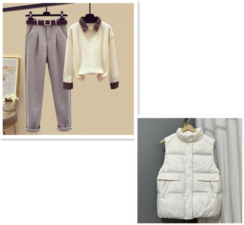 Beige white set1