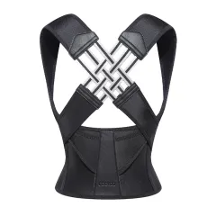 Smart Adjustment Anti-Humpback Comfortable Posture Correction Belt - Black - View 1