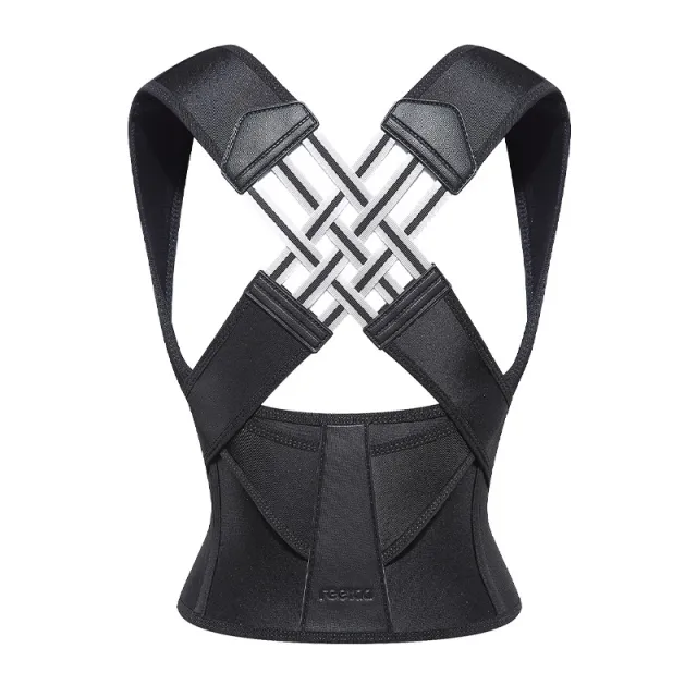 Smart Adjustment Anti Humpback Comfortable Posture Correction Belt Black - Shop at LoveMi