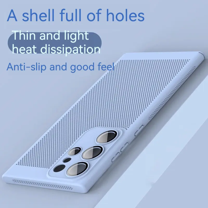 Honeycomb Heat Dissipation Anti-fall Silicone Mobile Phone Case