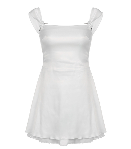 Fashionable Reversible Chiffon Suspender Dress For Women