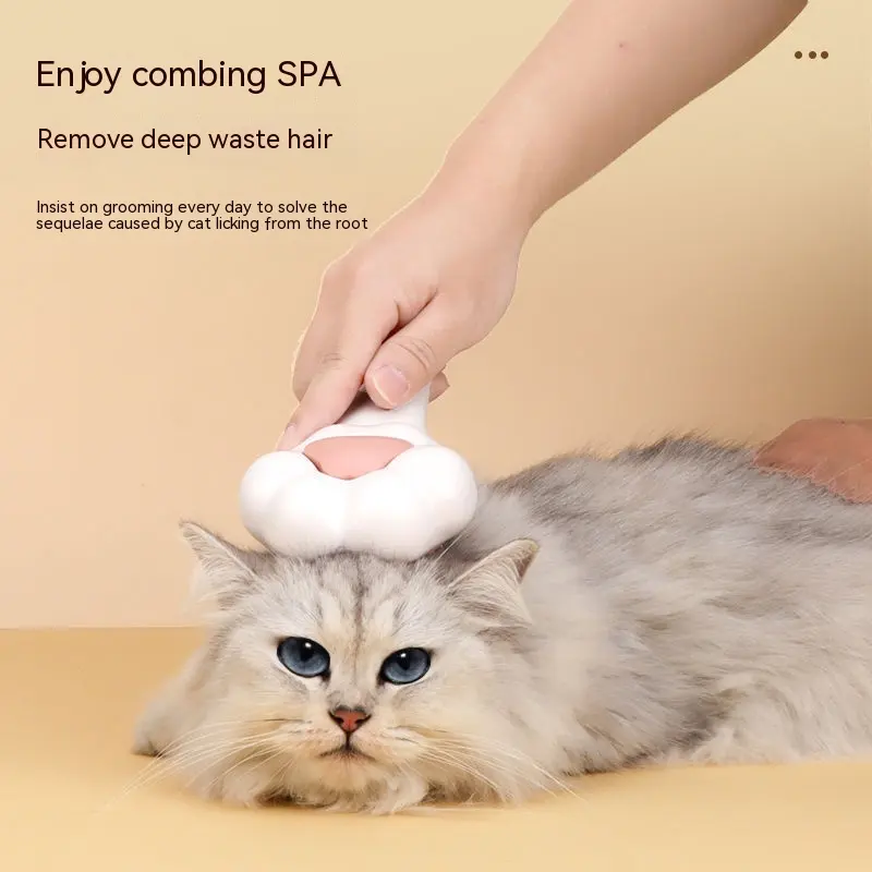 Pet Comb Massage One-click Hair Removal Cleaning