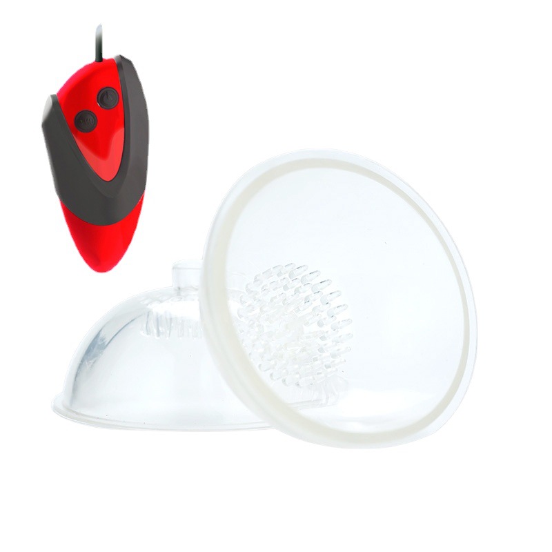 Female Silicone Transparent Breast Massager 3