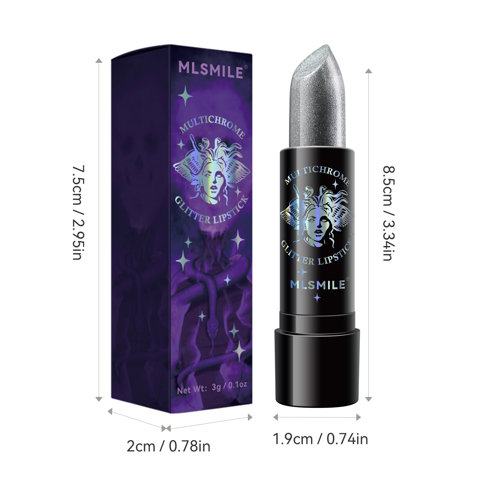 Pearl Sparkly Christmas Lipstick (3)