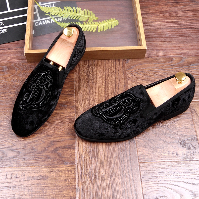 Black Daily Spot Viscose Shoes