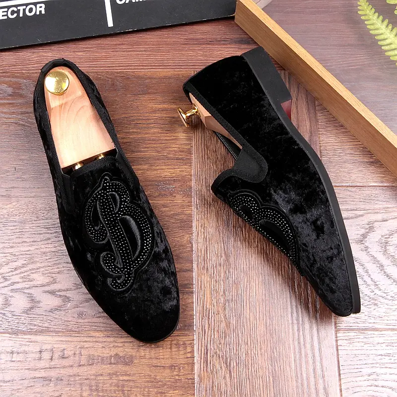 Black Daily Spot Viscose Shoes