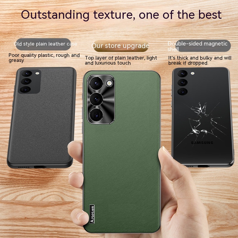 Phone Case S22Ultra Metal Lens S21U New Frosted S21 Starlight Protective Cover