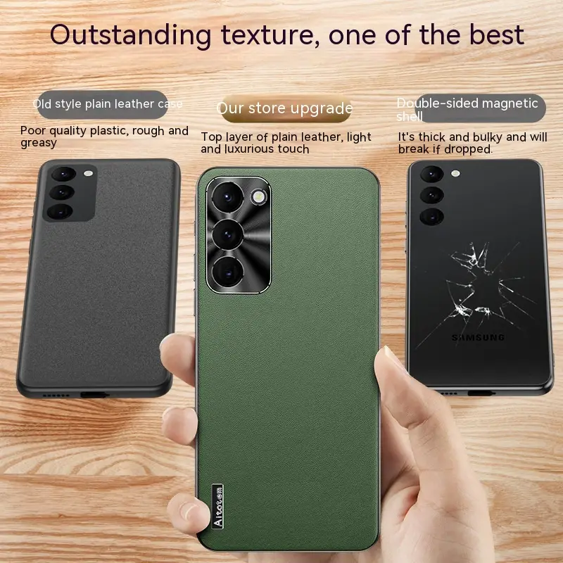 Phone Case S22Ultra Metal Lens S21U New Frosted S21 Starlight Protective Cover