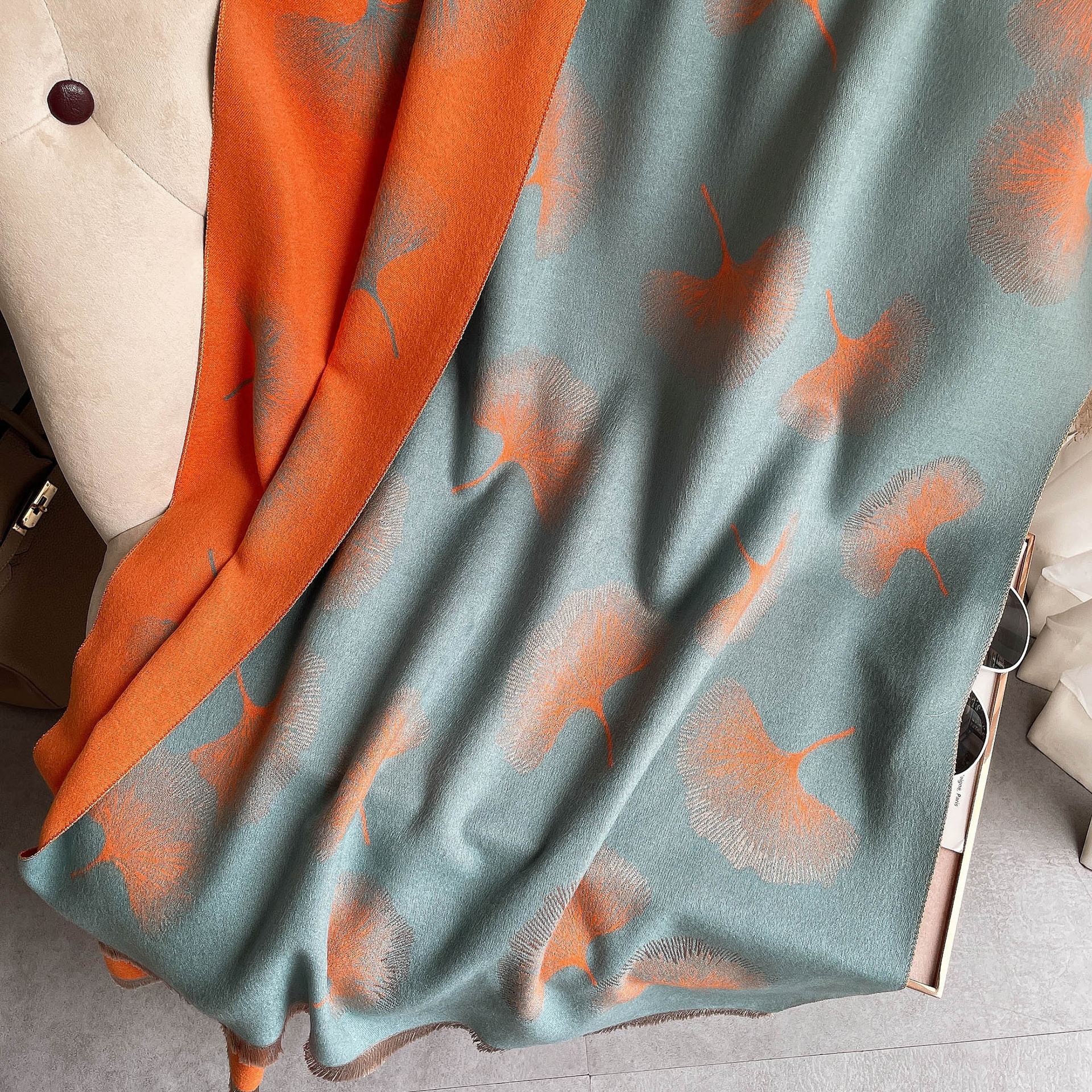 Sky blue orange