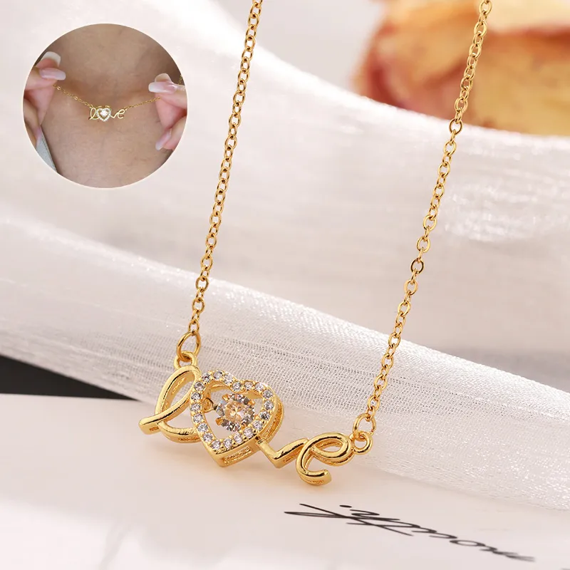 Valentines Day Gift New Titanium Steel Necklace Fashion New