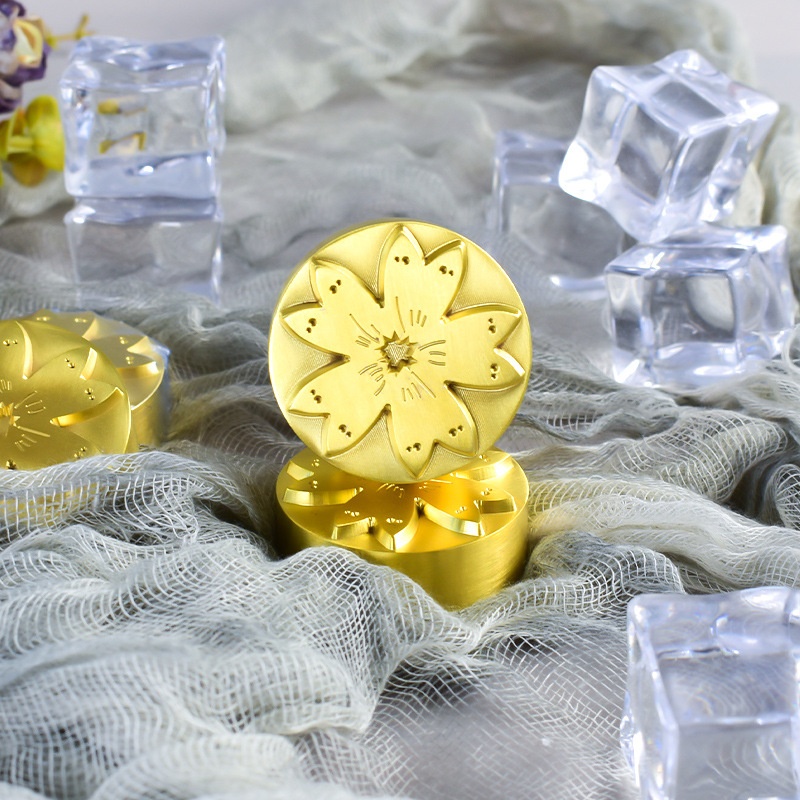 Brass Ice Cube Pattern Seal Mold