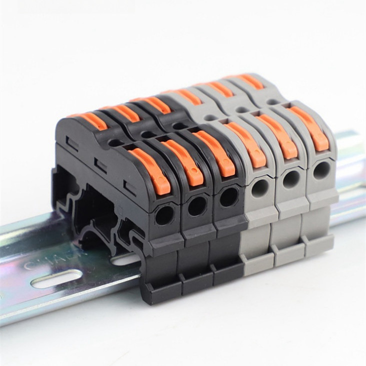 Screw-free Push-type Wiring Terminal Quick Connection Square Wire