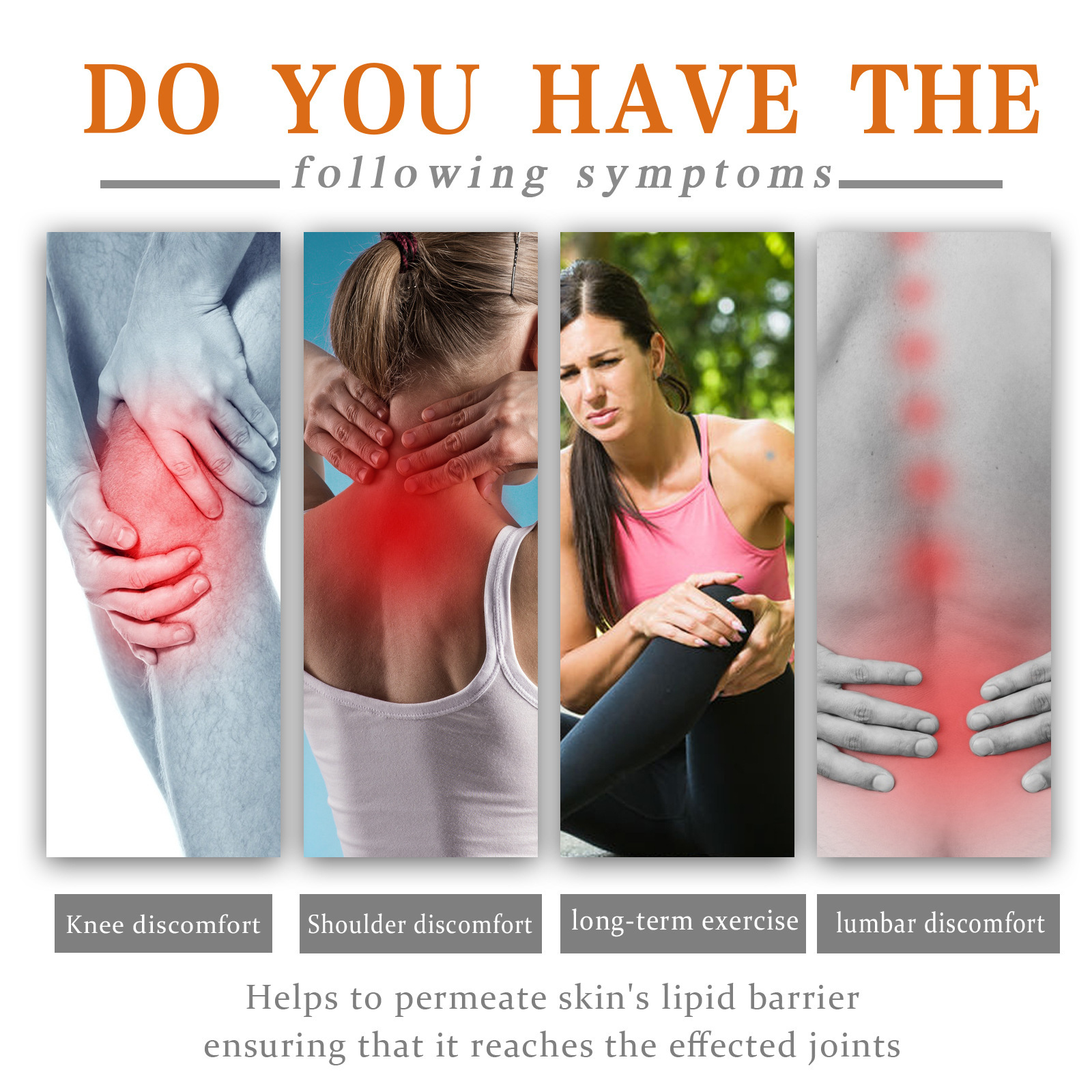 Relieve Muscle Bone Lumbar Spine Body Care Cream 5