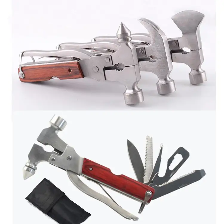 Multi-functional 16-in-1 Car Safety Hammer Broken Window Emergency Escape