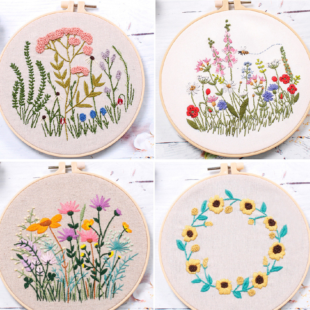 Handmade Embroidery Diy Material Package Self-embroidery European Style Set — image 1