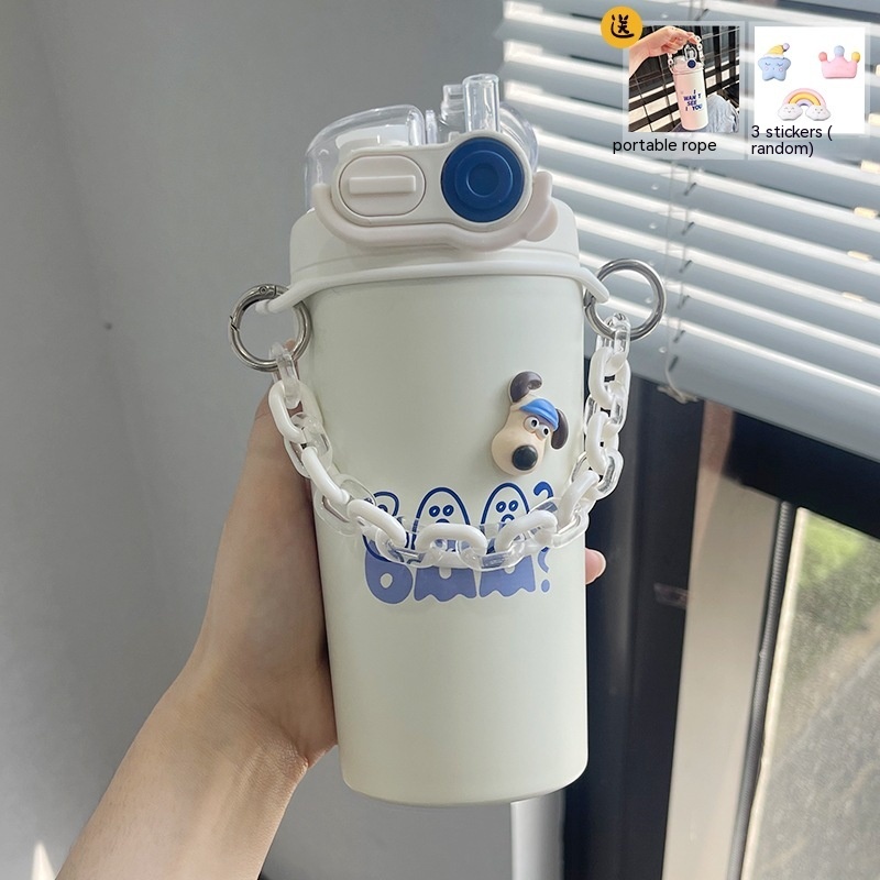 White Kid 500ml Bracelet