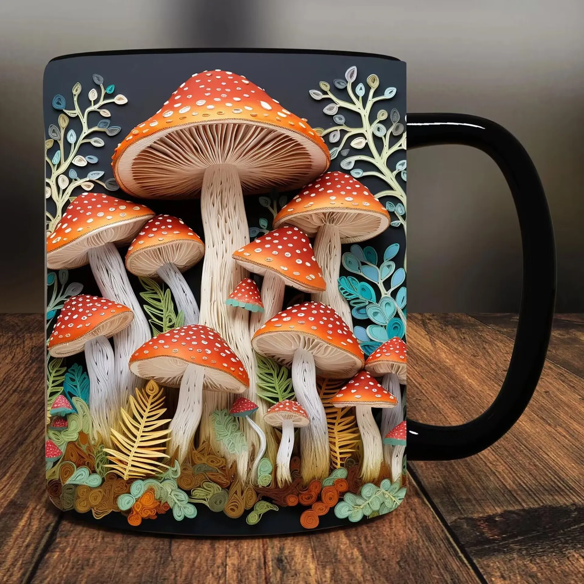 Fashion Personality Magic Mushroom Mugs – image 3