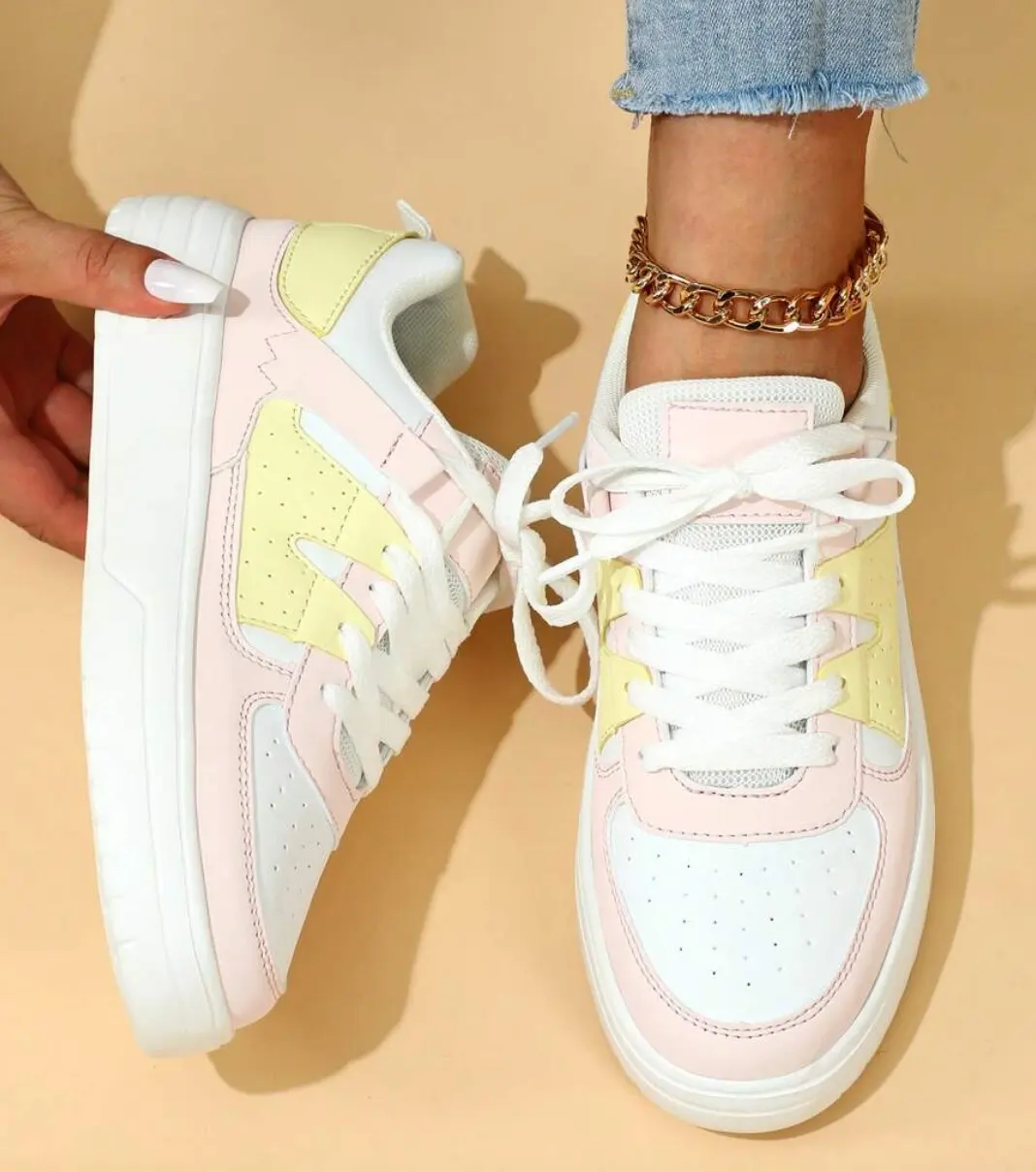 Trendy Fashion Platform Sneakers Soft Bottom Comfortable