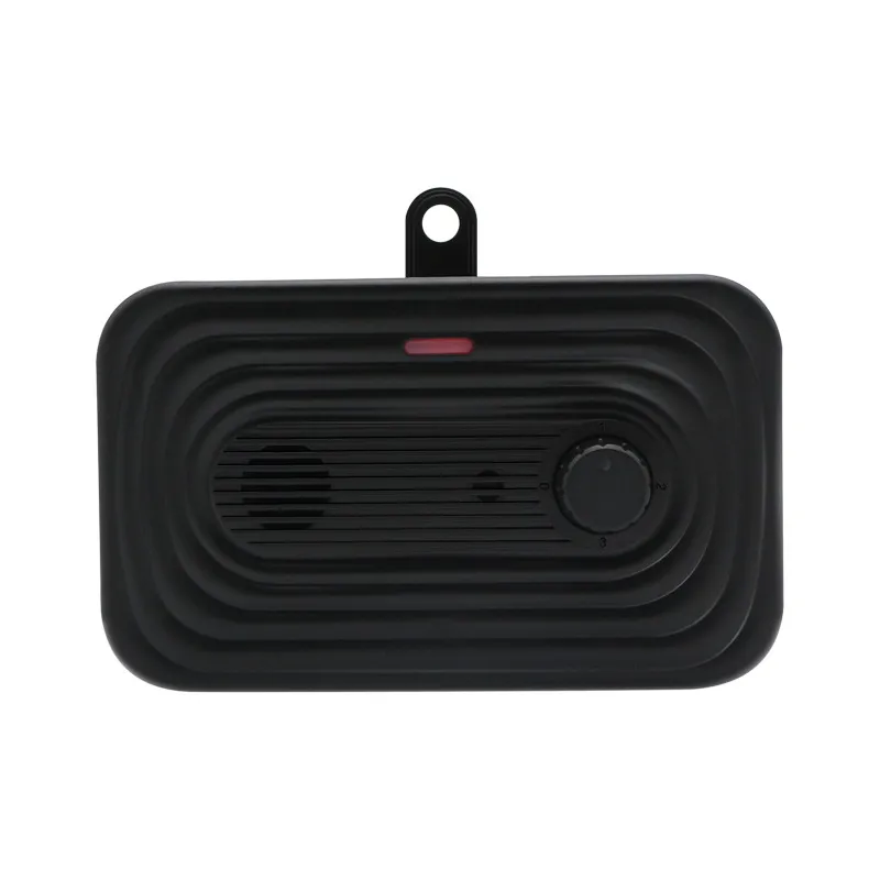 New Outdoor Waterproof Automatic Ultrasonic Drive Dog Bark Stopper - Black