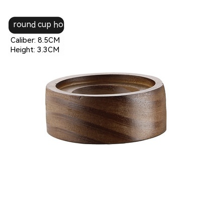 Wood Round Base