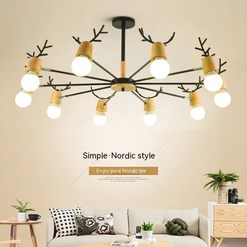 Modern Minimalist Ceiling Lamp Nordic Creative Antler