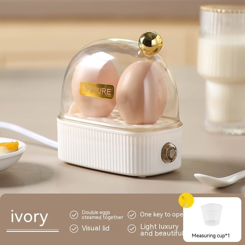 Egg Steamer Ivory White