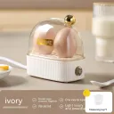 Egg Steamer Ivory White