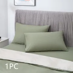Grounding Gas Pillowcase Antibacterial Silver Fibre Grade A Pure Cotton Fabric Anti-static - Green - View 1