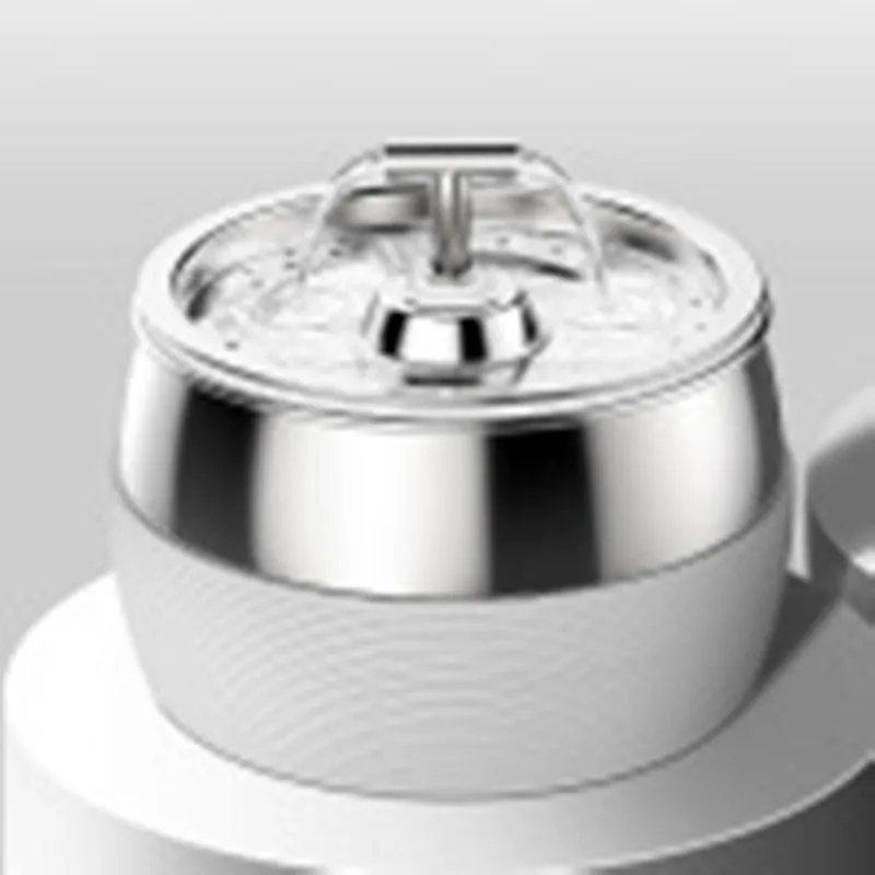 Stainless Steel Pet Water Dispenser - Stainless Steel White