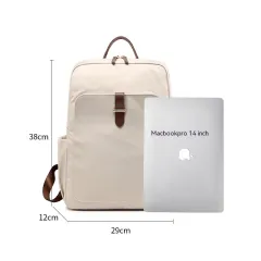 Women's Nylon Large Capacity Travel Bag - Apricot - View 1
