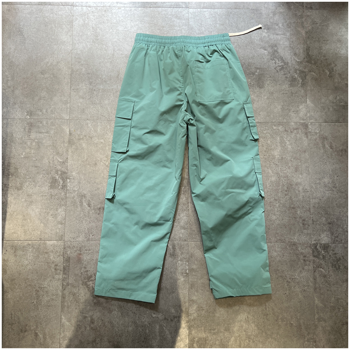 Japanese Style Workwear Quick-drying Multi-pocket Drawstring Jogger Pants