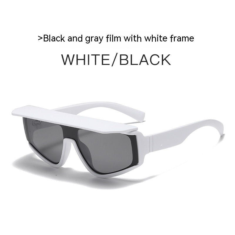 White Frame Black And Gray