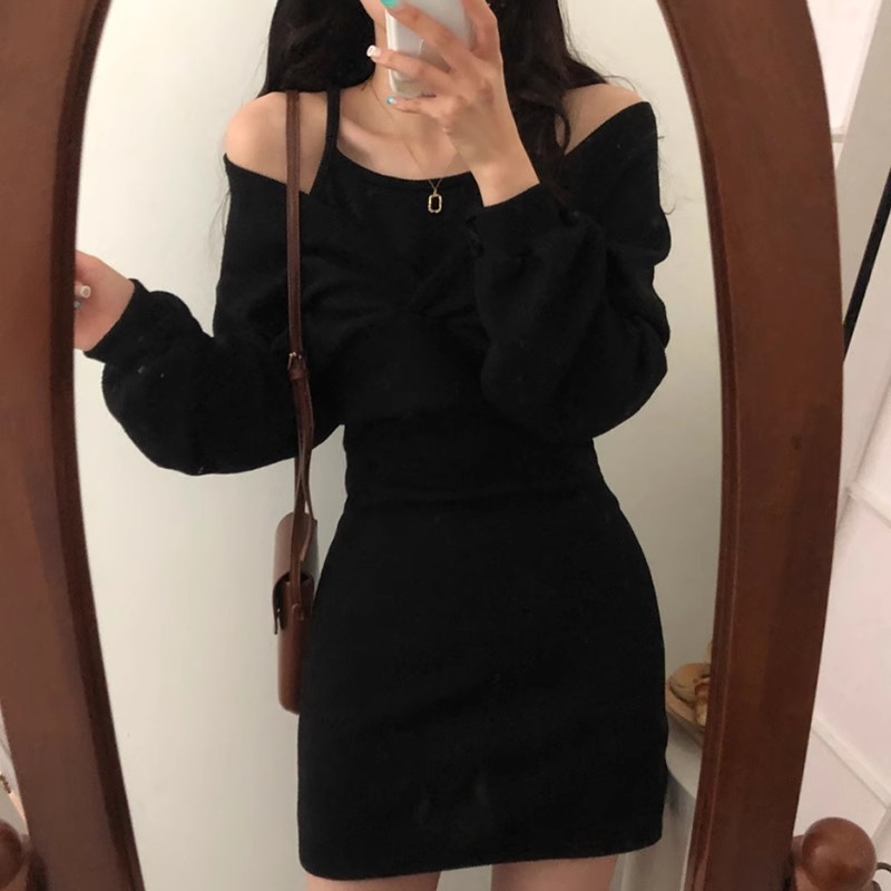 Pure Desire Style High Waist Slimming Two Piece Set