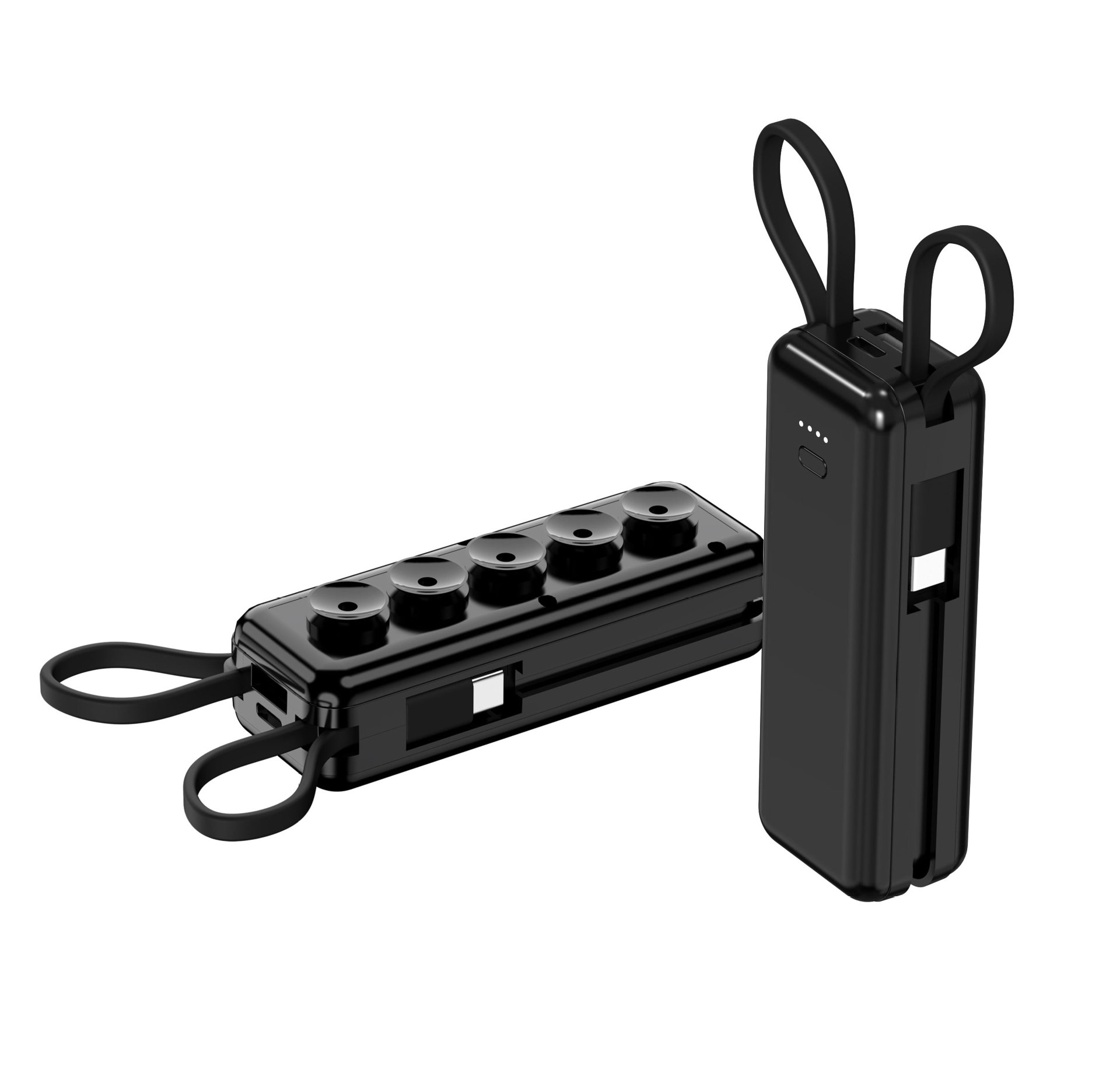 Capsule Power Bank With Cable Suction Cup Mobile 5