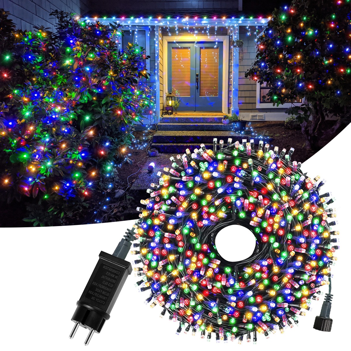 LED Lighting Chain 24v Low Voltage Small Colored Lights 220V110V Starry Sky Star String Christmas Lights Holiday Decorative Light