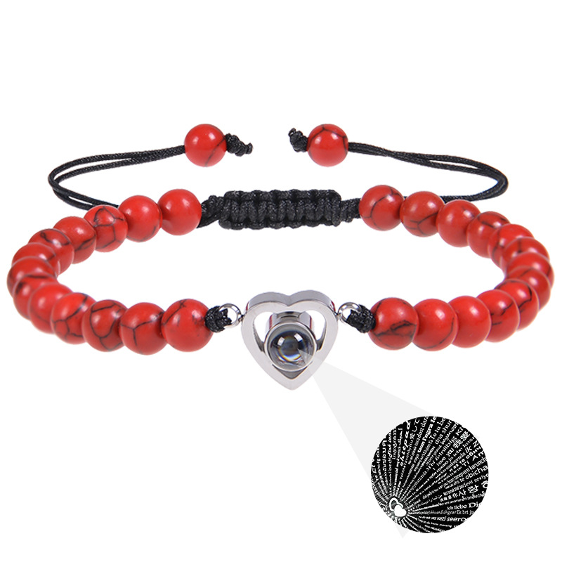 Red Pine Stone Bracelet