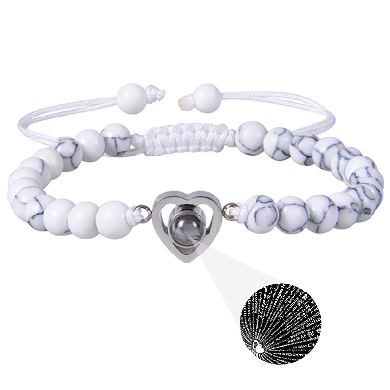 White turquoise bracelet